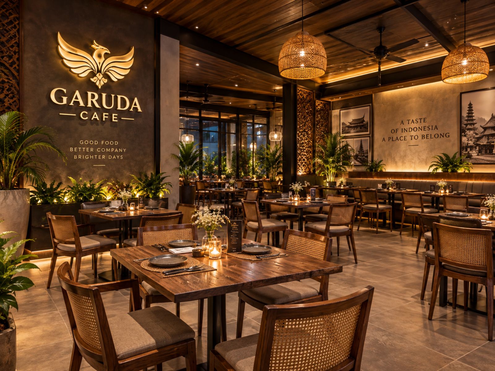 JAKARTA GARUDA CAFE dining area