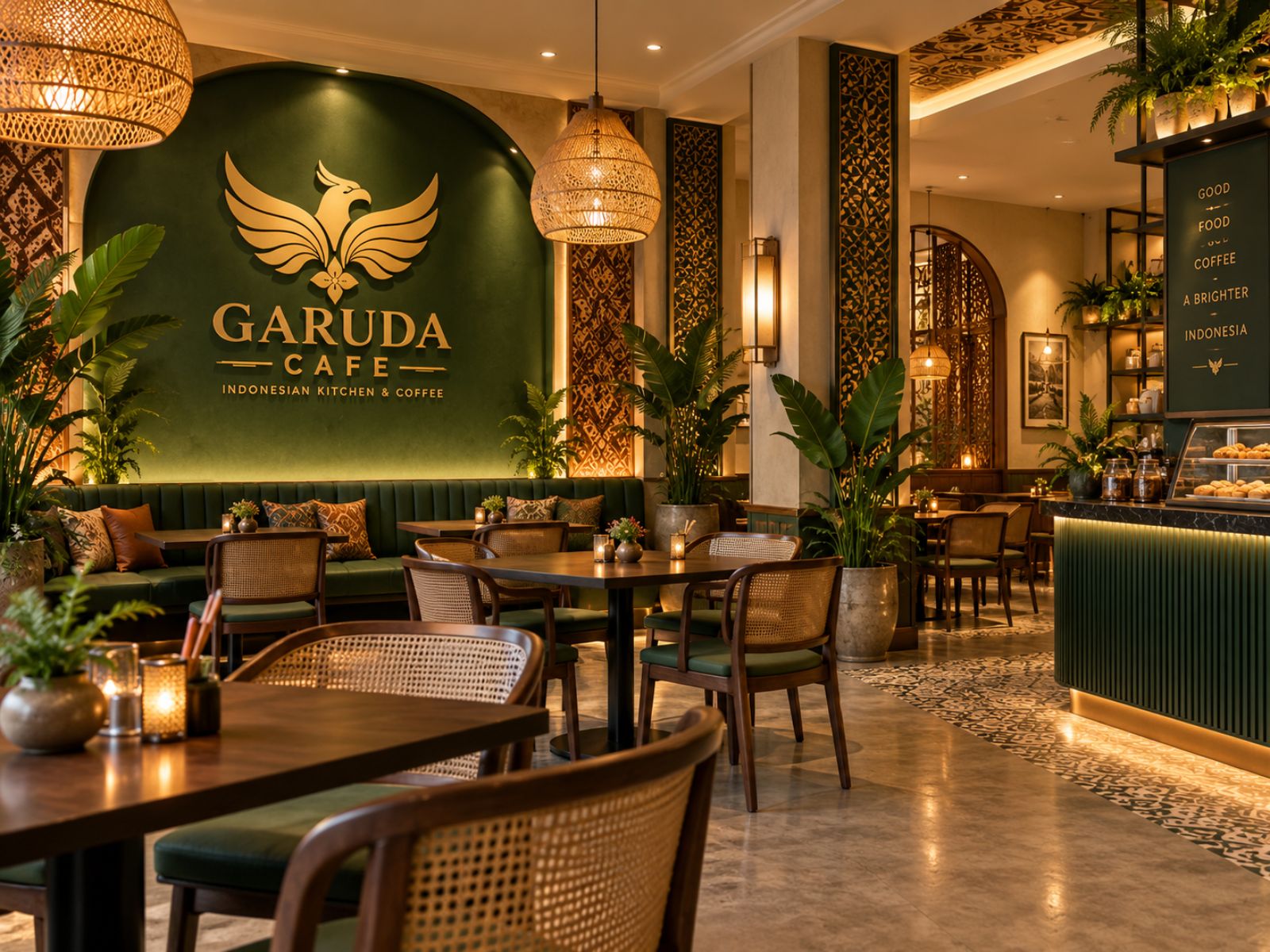 Interior JAKARTA GARUDA CAFE